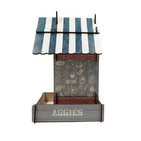 U-State Aggies Cafe Bird Feeder Wooden